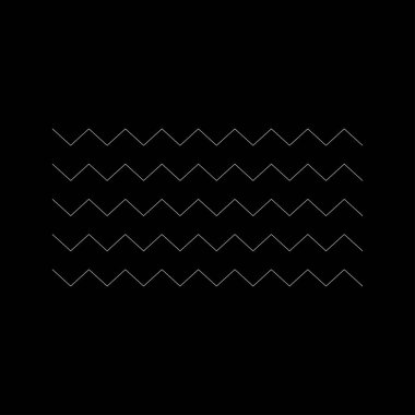 Dalgalı, zig-zag, çapraz çizgiler. Dalgalanan çizgiler