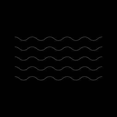 Dalgalı, zig-zag, çapraz çizgiler. Dalgalanan çizgiler