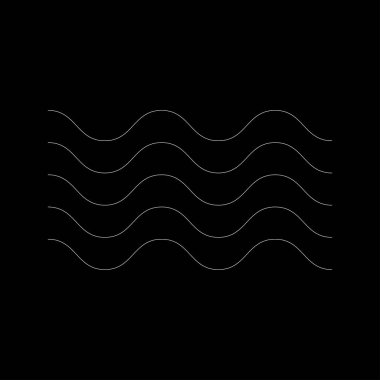 Dalgalı, zig-zag, çapraz çizgiler. Dalgalanan çizgiler