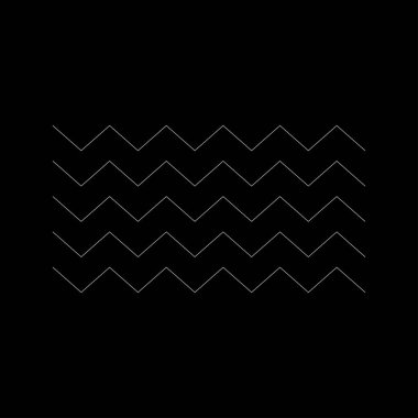 Dalgalı, zig-zag, çapraz çizgiler. Dalgalanan çizgiler