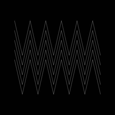 Dalgalı, zig-zag, çapraz çizgiler. Dalgalanan çizgiler