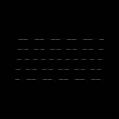 Dalgalı, zig-zag, çapraz çizgiler. Dalgalanan çizgiler