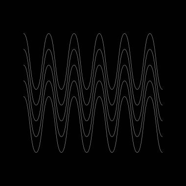 Dalgalı, zig-zag, çapraz çizgiler. Dalgalanan çizgiler