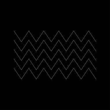 Dalgalı, zig-zag, çapraz çizgiler. Dalgalanan çizgiler