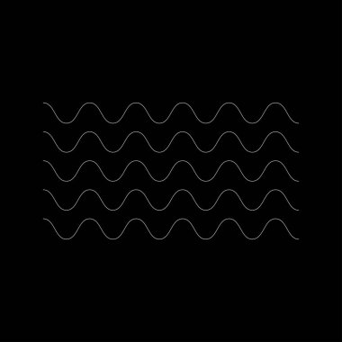 Dalgalı, zig-zag, çapraz çizgiler. Dalgalanan çizgiler