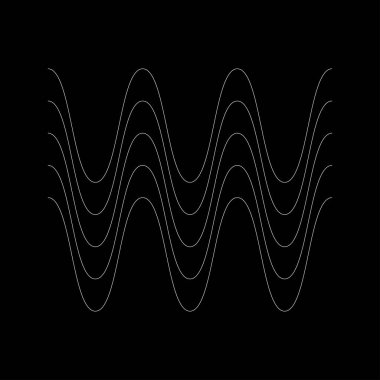 Dalgalı, zig-zag, çapraz çizgiler. Dalgalanan çizgiler