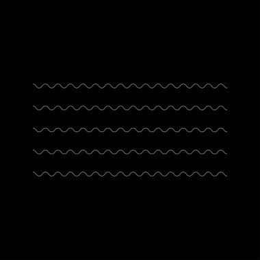 Dalgalı, zig-zag, çapraz çizgiler. Dalgalanan çizgiler