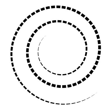 Sarmal, girdap ve kıvrık şekil elementi
