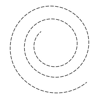 Sarmal, girdap ve kıvrık şekil elementi