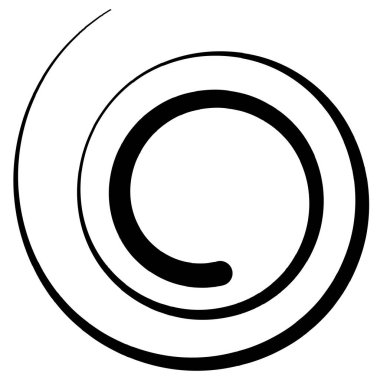 Sarmal, girdap ve kıvrık şekil elementi