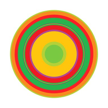 Rastgele daireler soyut geometrik bileşim