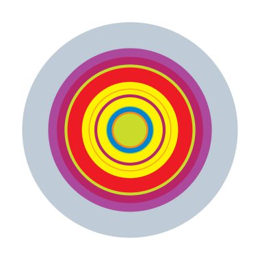 Rastgele daireler soyut geometrik bileşim