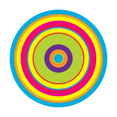 Rastgele daireler soyut geometrik bileşim