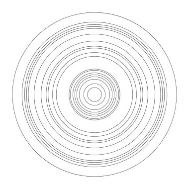 Rastgele daireler soyut geometrik bileşim