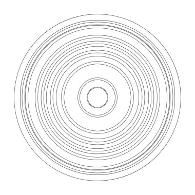Rastgele daireler soyut geometrik bileşim