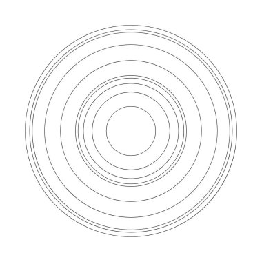 Rastgele daireler soyut geometrik bileşim