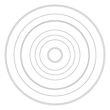 Rastgele daireler soyut geometrik bileşim