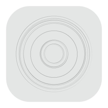 Rastgele daireler soyut geometrik bileşim