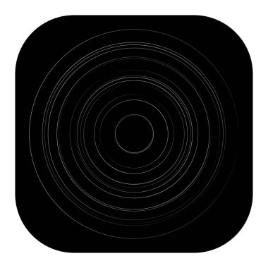 Rastgele daireler soyut geometrik bileşim