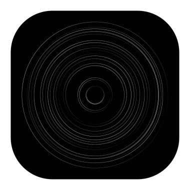 Rastgele daireler soyut geometrik bileşim