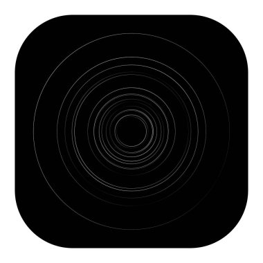 Rastgele daireler soyut geometrik bileşim