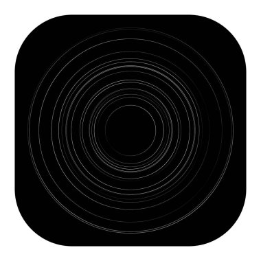 Rastgele daireler soyut geometrik bileşim