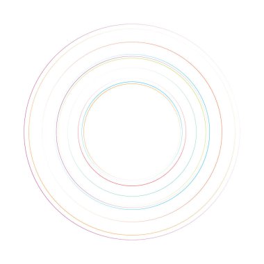 Rastgele daireler soyut geometrik bileşim