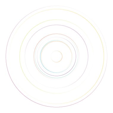 Rastgele daireler soyut geometrik bileşim