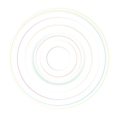 Rastgele daireler soyut geometrik bileşim