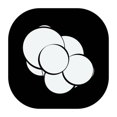 Rastgele daireler soyut geometrik bileşim