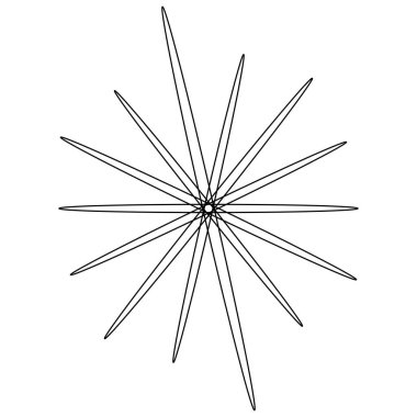 Rastgele daireler, dairesel halkalar geometrik tasarım elementleri. Stock vektör illüstrasyonu, klip- art grafikleri