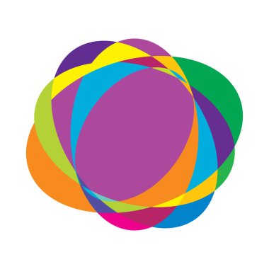 Rastgele daireler, dairesel halkalar geometrik tasarım ögesi