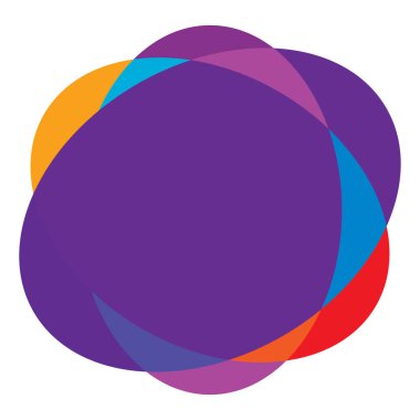 Rastgele daireler, dairesel halkalar geometrik tasarım ögesi