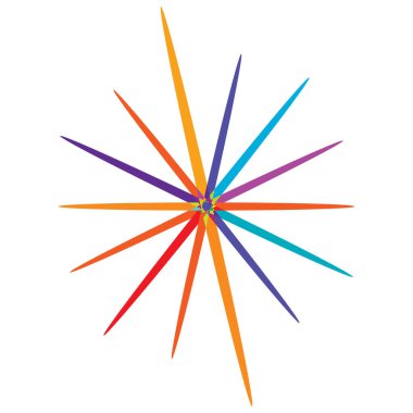 Rastgele daireler, dairesel halkalar geometrik tasarım ögesi