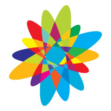 Rastgele daireler, dairesel halkalar geometrik tasarım ögesi