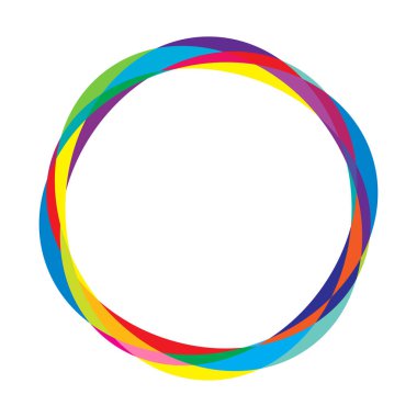 Rastgele daireler, dairesel halkalar geometrik tasarım ögesi