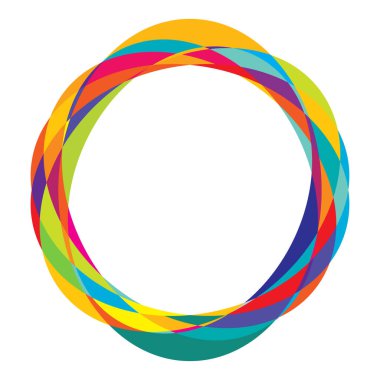 Rastgele daireler, dairesel halkalar geometrik tasarım ögesi