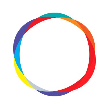 Rastgele daireler, dairesel halkalar geometrik tasarım ögesi