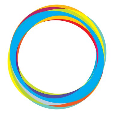 Rastgele daireler, dairesel halkalar geometrik tasarım ögesi