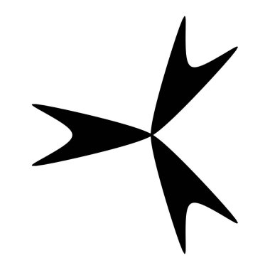 Soyut geometrik simge, sembol ögesi şekli