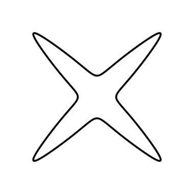 Soyut geometrik simge, sembol ögesi şekli