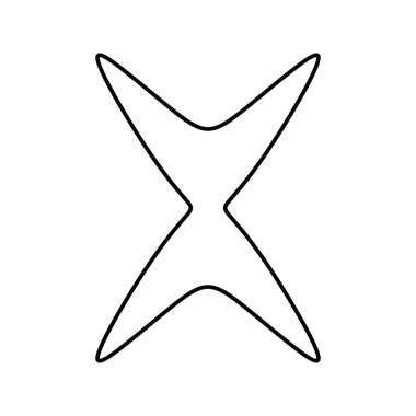 Soyut geometrik simge, sembol ögesi şekli