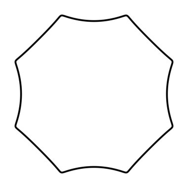 Soyut geometrik simge, sembol ögesi şekli