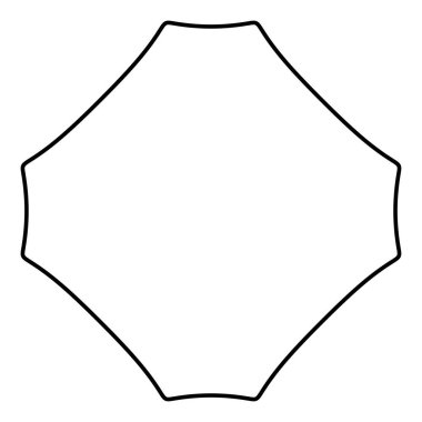 Soyut geometrik simge, sembol ögesi şekli