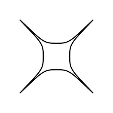 Soyut geometrik simge, sembol ögesi şekli