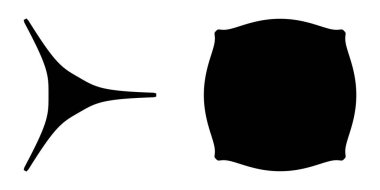 Soyut geometrik simge, sembol şekli. Stock vektör illüstrasyonu, klip- art grafikleri