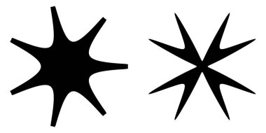 Soyut geometrik simge, sembol şekli. Stock vektör illüstrasyonu, klip- art grafikleri