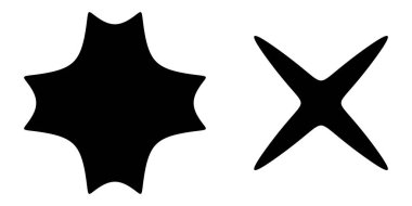 Soyut geometrik simge, sembol şekli. Stock vektör illüstrasyonu, klip- art grafikleri