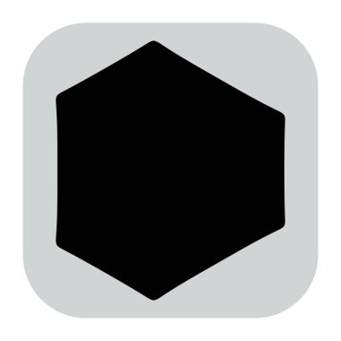 Soyut geometrik simge, sembol ögesi şekli