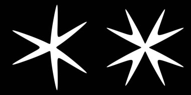 Soyut geometrik simge, sembol şekli. Stock vektör illüstrasyonu, klip- art grafikleri